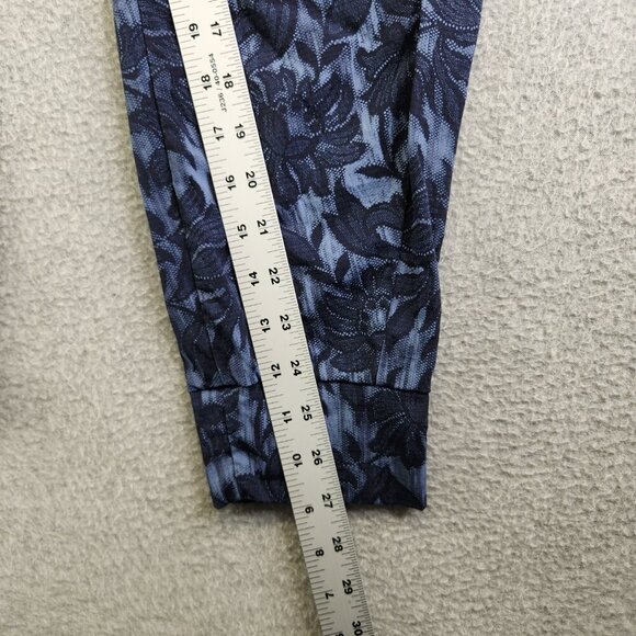 Athleta Pants Womens 6 Blue Floral Trekkie North Printed Jogger Ripstop Gorp - Picture 10 of 12